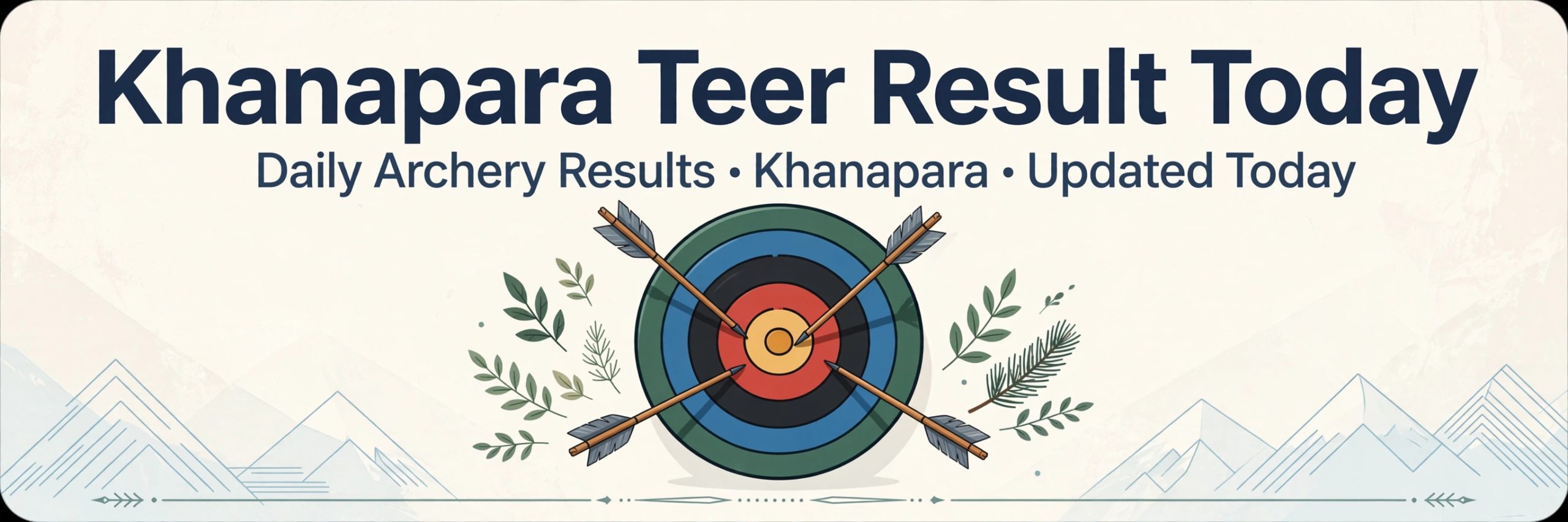 Khanapara teer result today with first round and second round numbers displayed