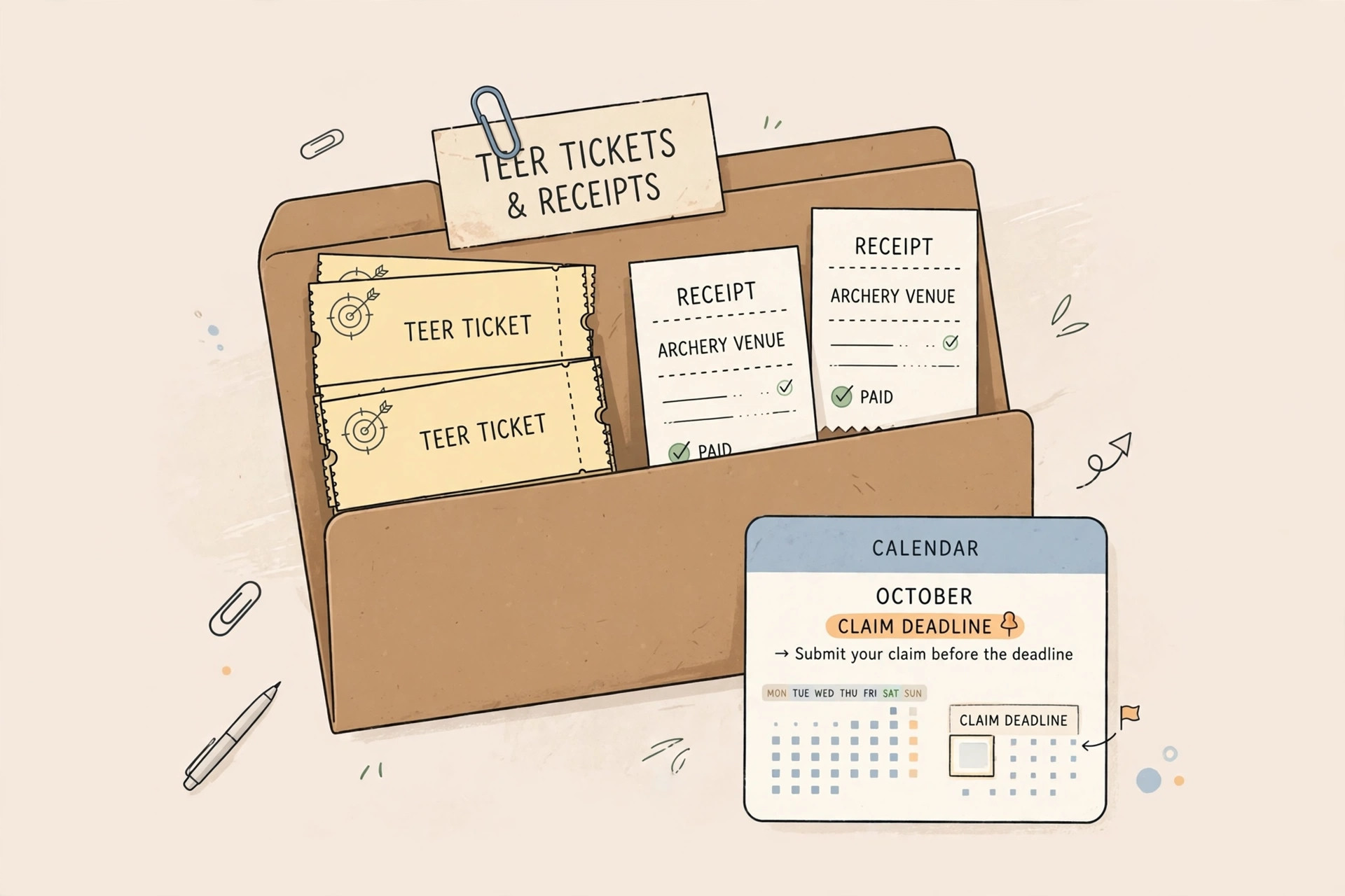 Keeping meghalaya teer tickets and records for prize claims and tax