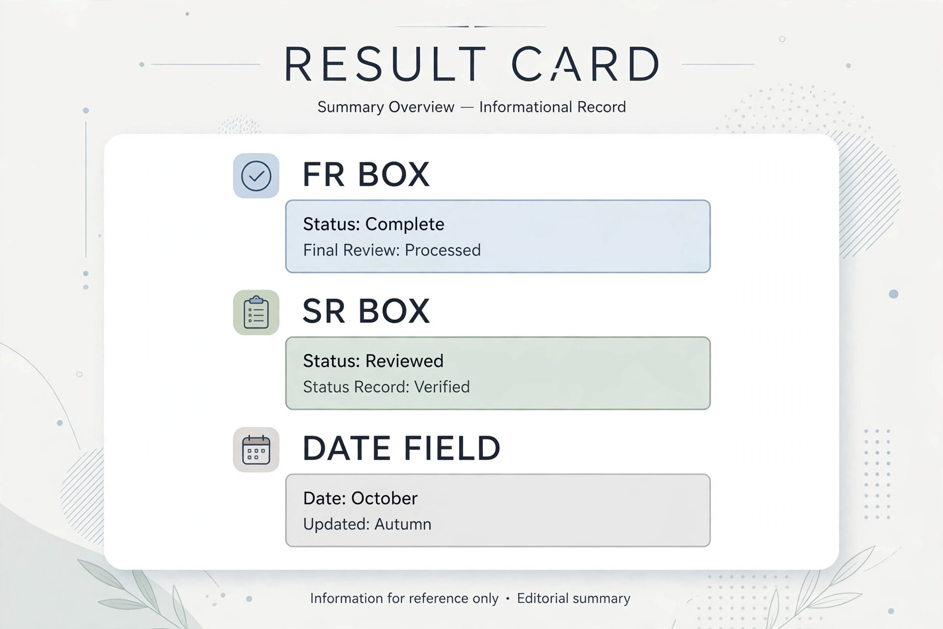 Sample assam teer result card showing FR SR boxes and date